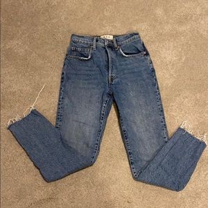 We the Free high waisted distress jean